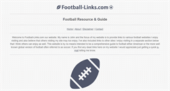 Desktop Screenshot of football-links.com