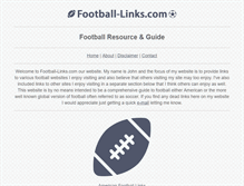 Tablet Screenshot of football-links.com